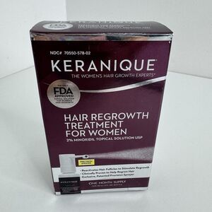 Keranique Hair Regrowth Treatment 2% Minoxidil 4x60ml New Sealed Exp 11/20